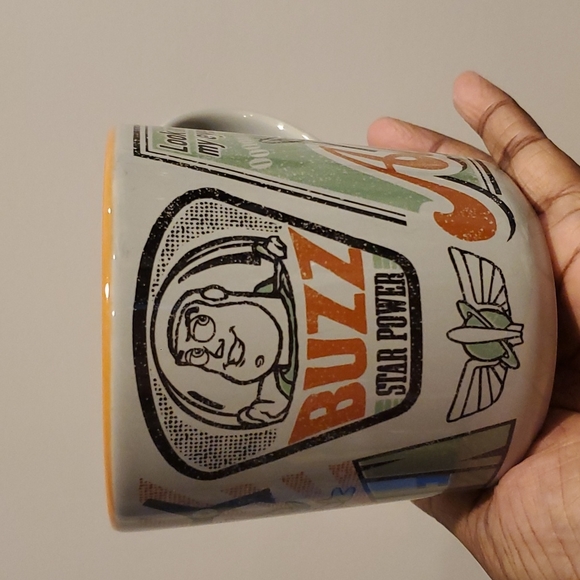 RARE Disney Store Buzz Lightyear Space Ranger to the Rescue Aliens Mug BRAND NEW - Picture 3 of 7